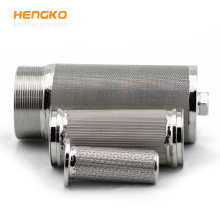 Sintered stainless steel multilayer wire mesh welding gas filter cartridge